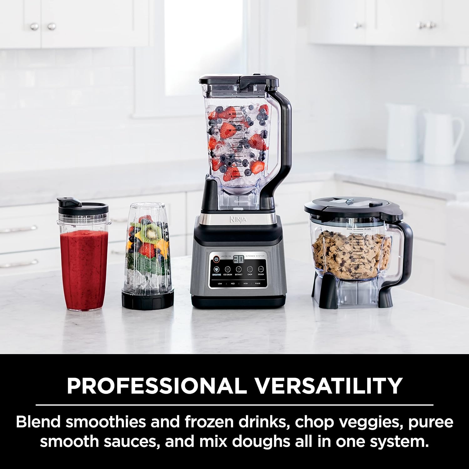 Ninja BN801 Professional Plus Kitchen System, 1400 WP, 5 Functions with Auto IQ, Blender Pitcher(MOQ: 10). - Image 4