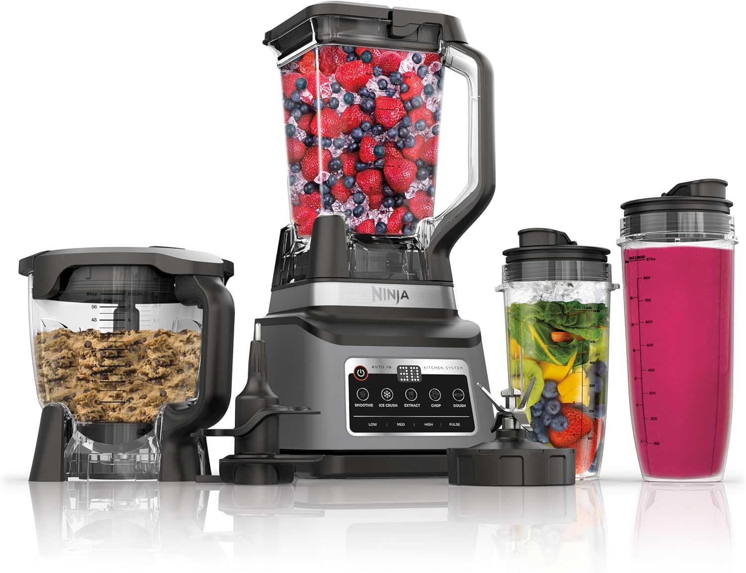 Ninja BN801 Professional Plus Kitchen System, 1400 WP, 5 Functions with Auto IQ, Blender Pitcher(MOQ: 10).