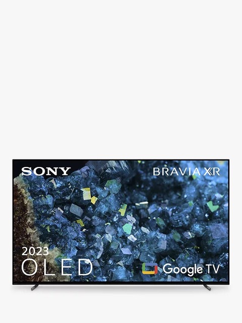 Sony Bravia XR (2023) OLED HDR 4K Ultra HD Smart Google TV 65 inch with Youview/Freesat HD Dolby Atmos & Acoustic Surface Audio+ Black